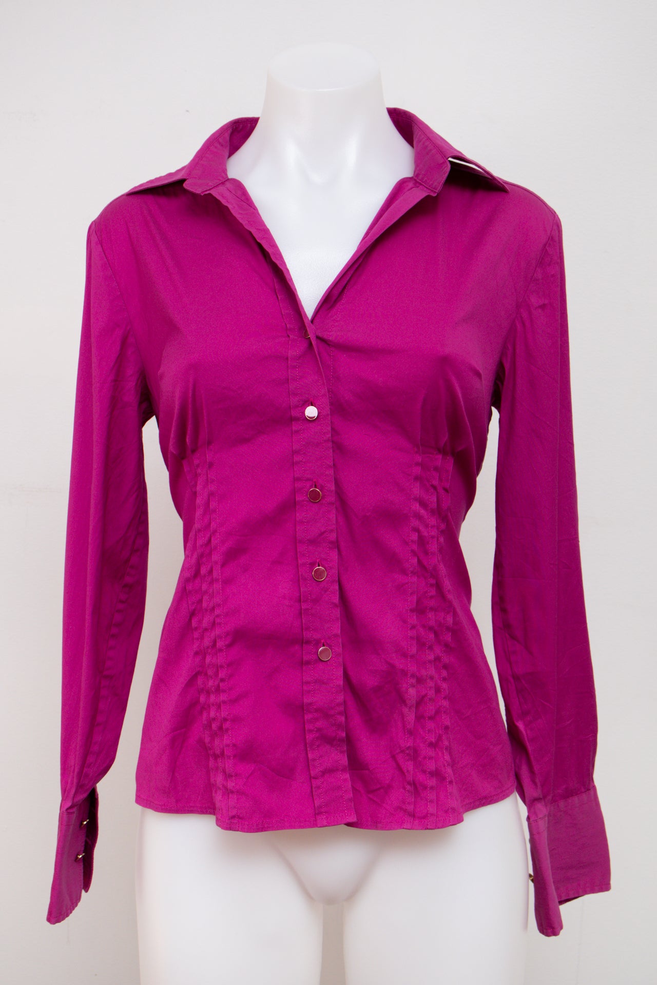 #062 Ann Taylor Petites Long Sleeve Pink | c. 213 | Size 6