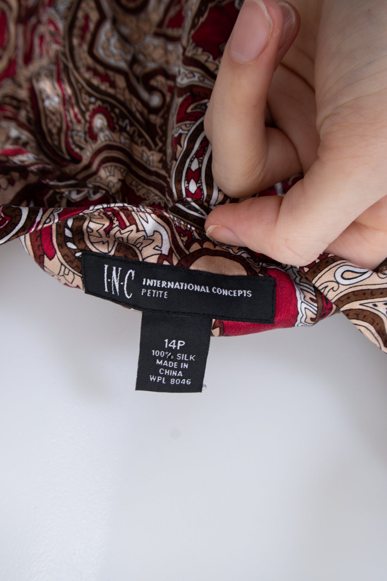 #040 I.w.c International Concepts Petite Cami Top Red | c. 200 | Size 10