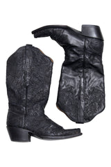 #162 Corral Boots Black | c. 201 | Size AU 7