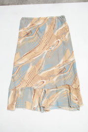 #101 Voir Collection Long Skirt Blue | c. 213 | Size 12