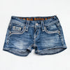 #156 Rock Revival Shorts Blue | c. 198 | Size 4