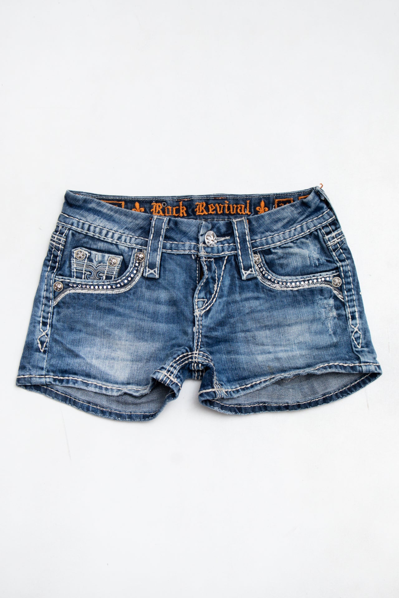 #156 Rock Revival Shorts Blue | c. 198 | Size 4