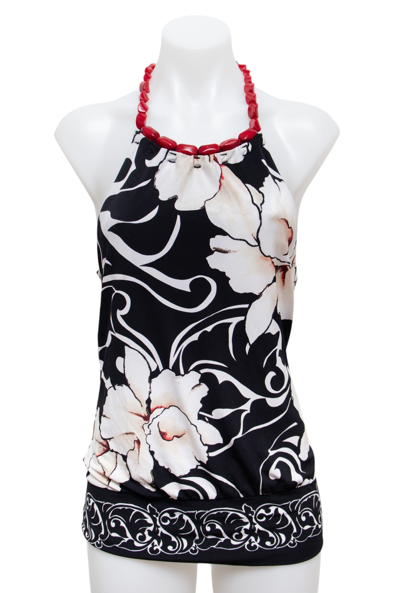 #48 White House Black Market Halter Top Black | c. 185 | Size 8/10
