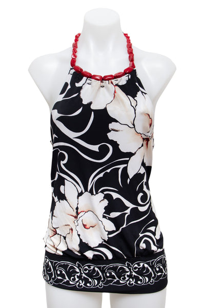 #48 White House Black Market Halter Top Black | c. 185 | Size 8/10