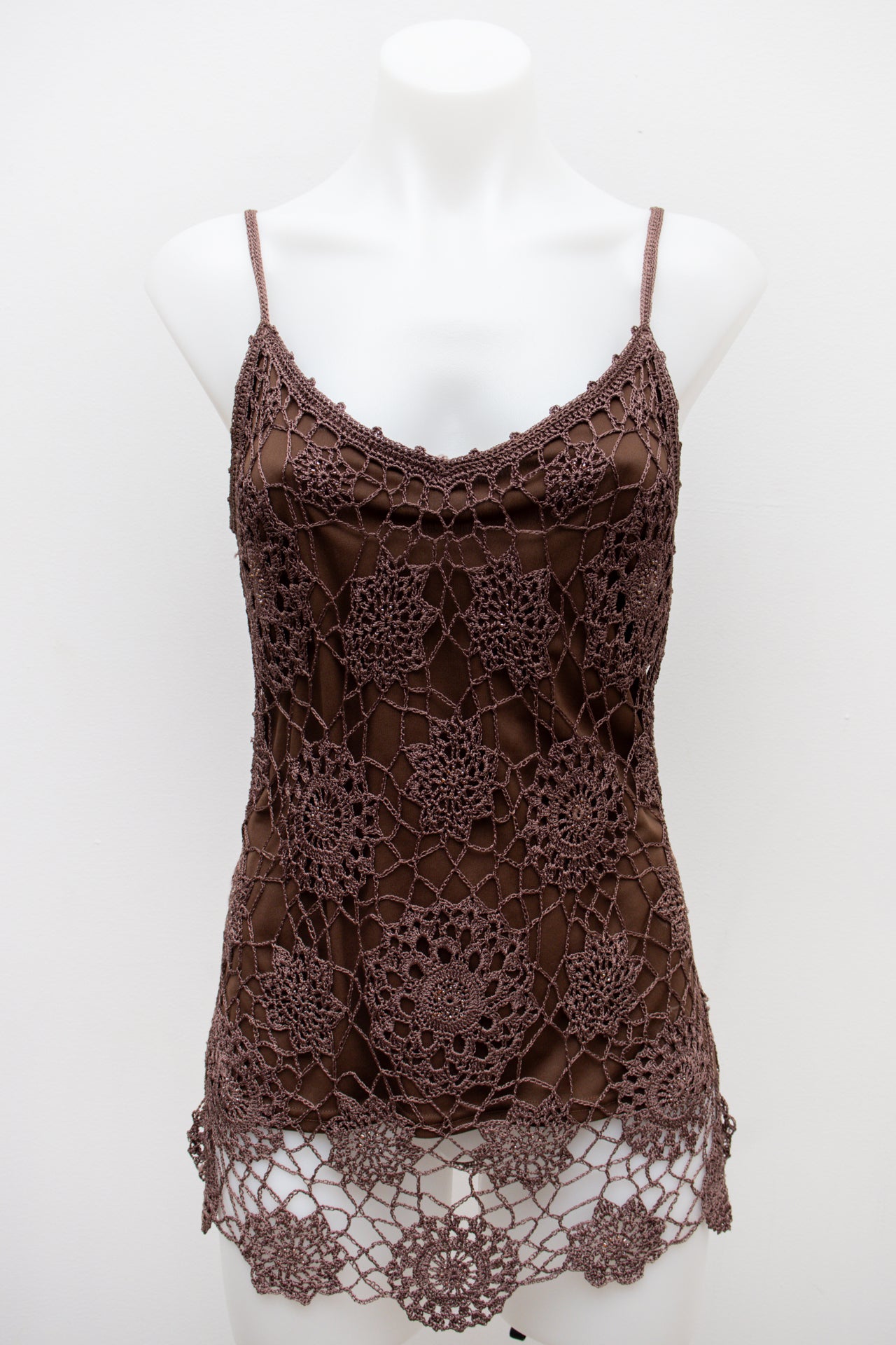 #131 Nicowa Camisole Top Brown | c. 186 | Size 10