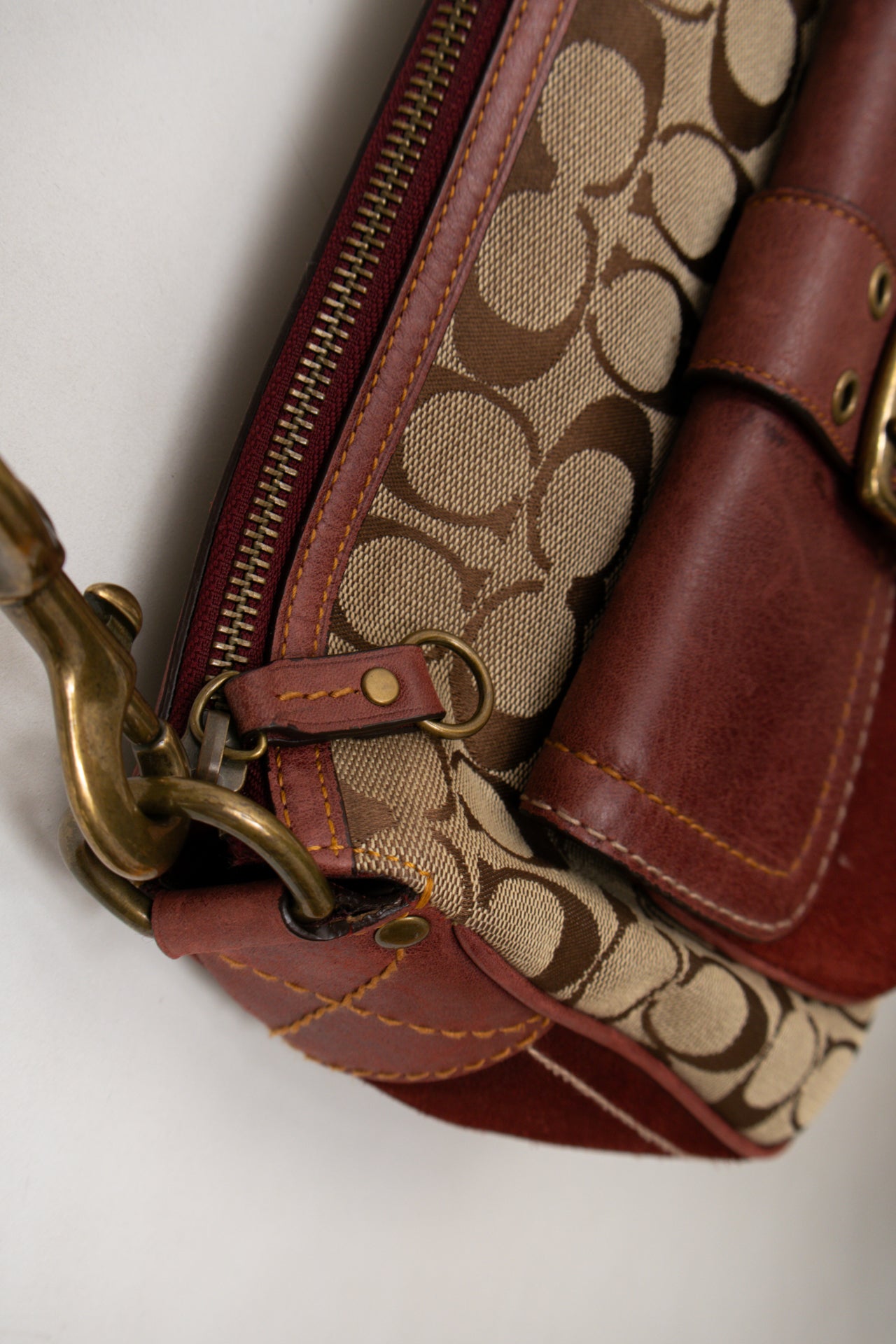 #209 Coach Shoulder Bag Brown | c. 190 | Size
