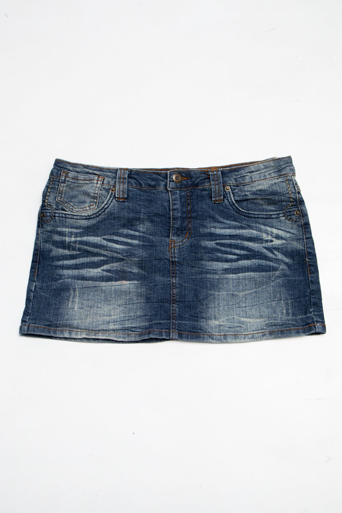 #172 Xtm Jeans Mini Skirt Blue | c. 209 | Size 10