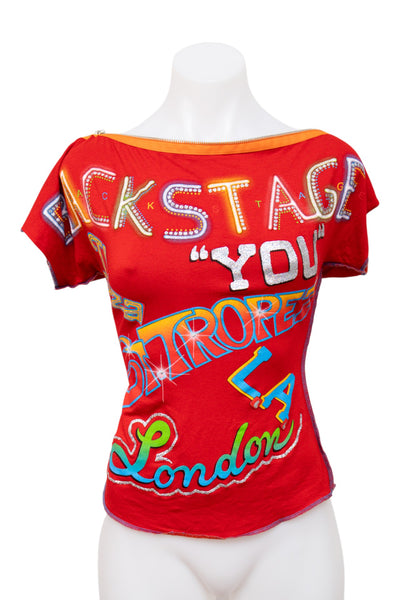 #006 Y.o.u. T-shirt Red | c. 202 | Size 8