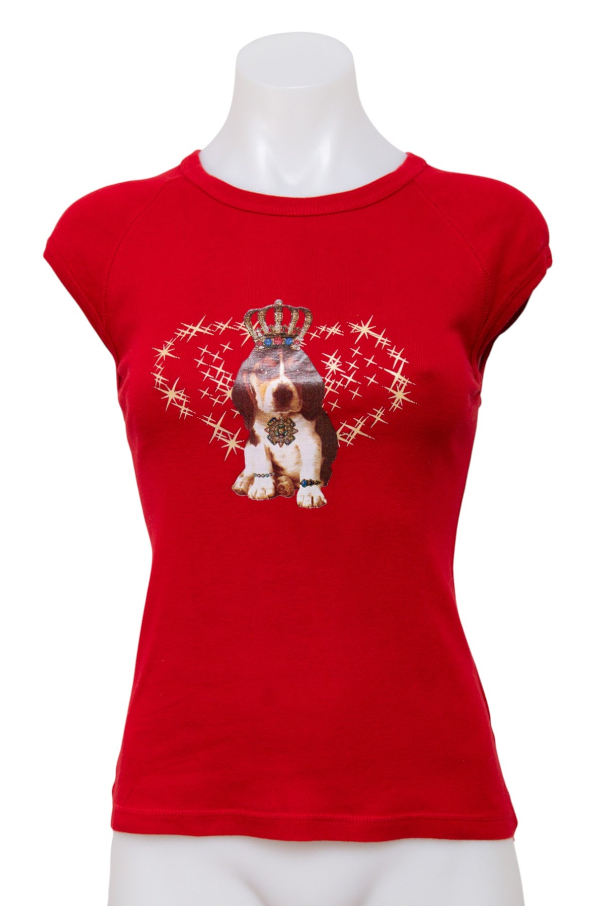 #076 Kiabi Woman T-shirt Red | c. | Size 10