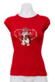 #076 Kiabi Woman T-shirt Red | c. | Size 10