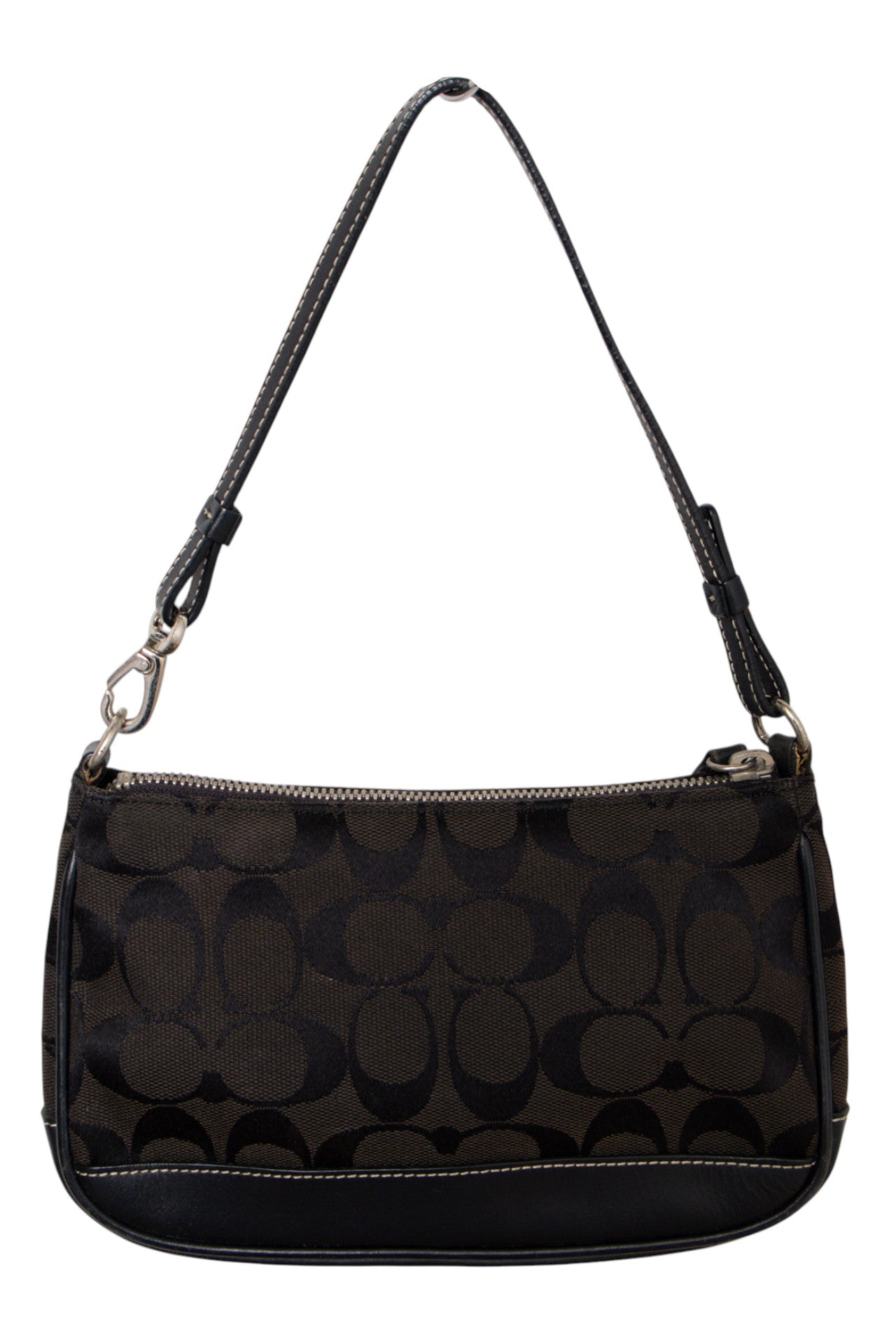 #188 Coach Shoulder Bag Black | c. 189 | Size