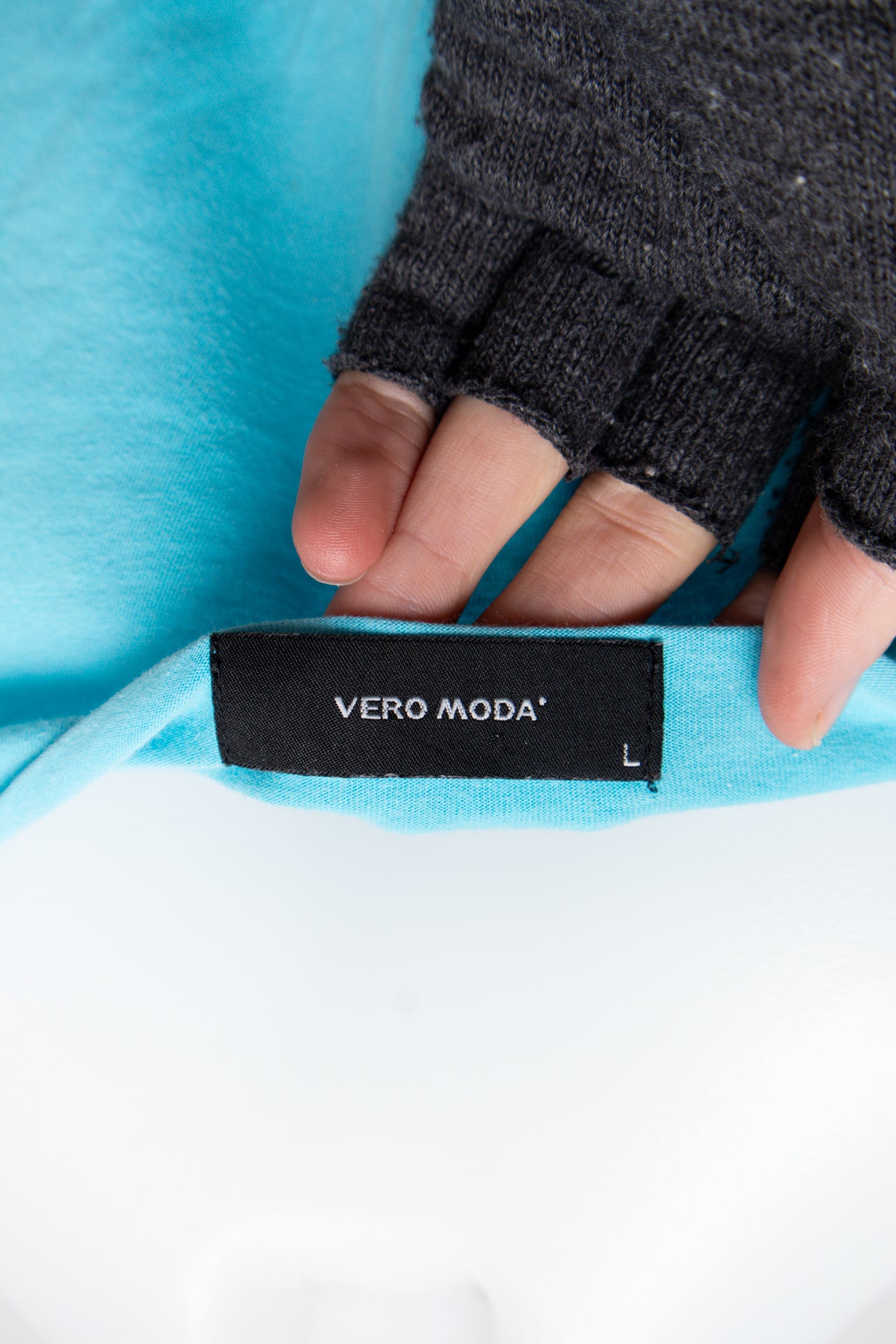 #09 Vero Moda T-shirt Blue | c. 192 | Size 8
