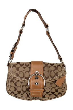 #196 Coach Shoulder Bag Brown | c. 196 | Size