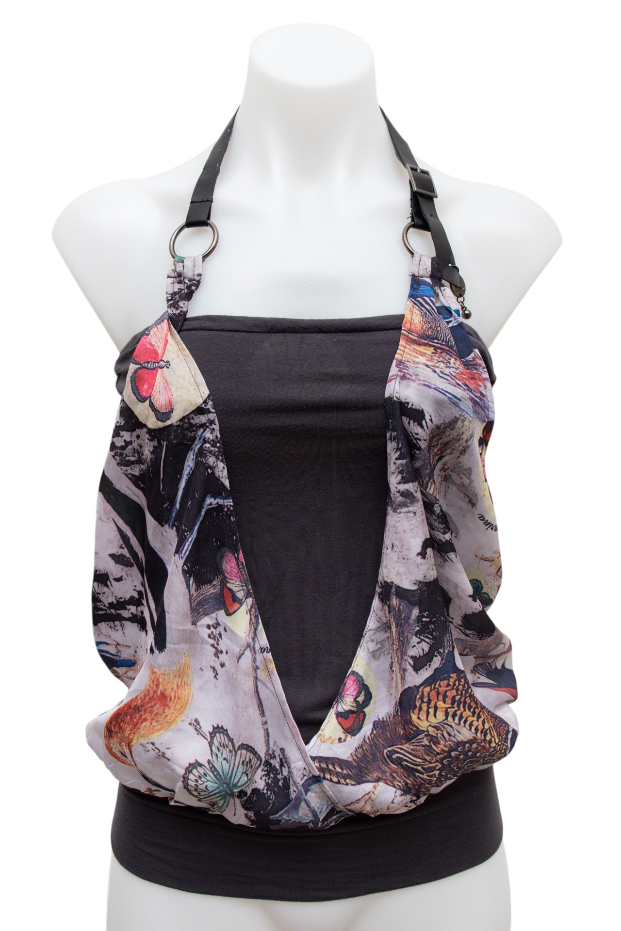 #140 Fornarina Halter Top Black | c. 186 | Size 8/10