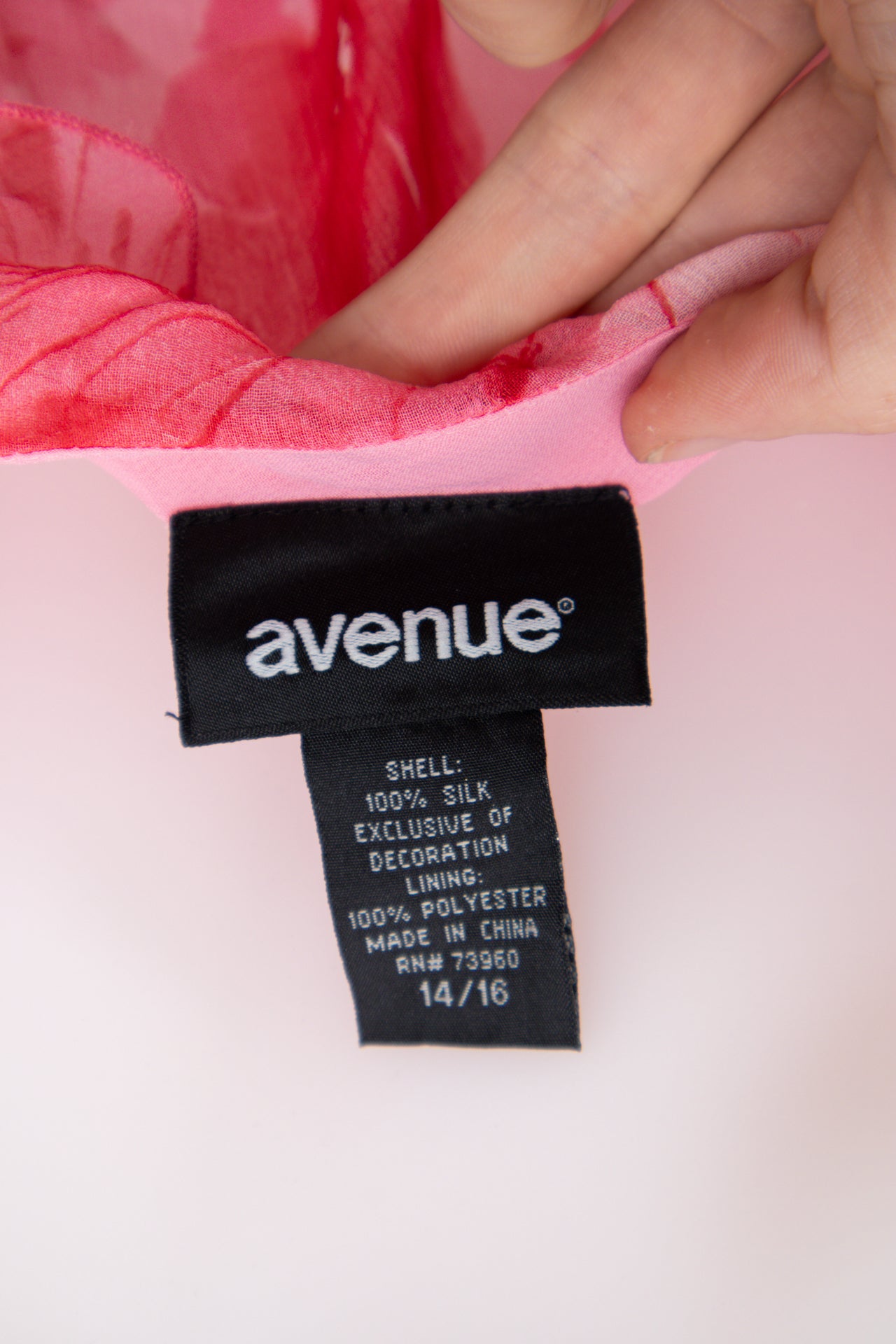 #22 Avenue Cami Top Pink | c. 196 | Size 14