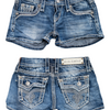 #156 Rock Revival Shorts Blue | c. 198 | Size 4