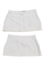 #181 Ubs Sport Mini Skirt White | c. 211 | Size 6