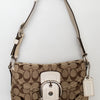 #193 Coach Soho Bag Brown/White | c. 196 | Size
