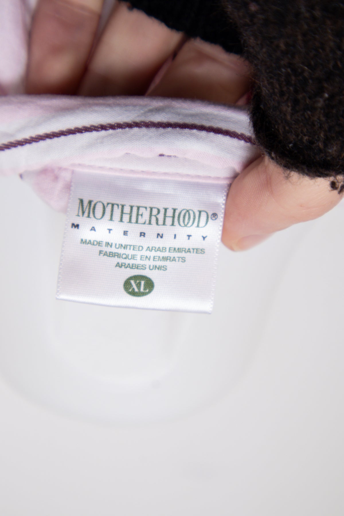 #058 Motherhood Maternity Long Sleeve Pink | c. 209 | Size 14