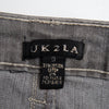 #148 Uk2la Denim Mini Skirt Gray | c. 200 | Size 12