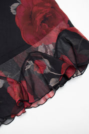 #107 Long Skirt Black | c. 213 | Size 4/6