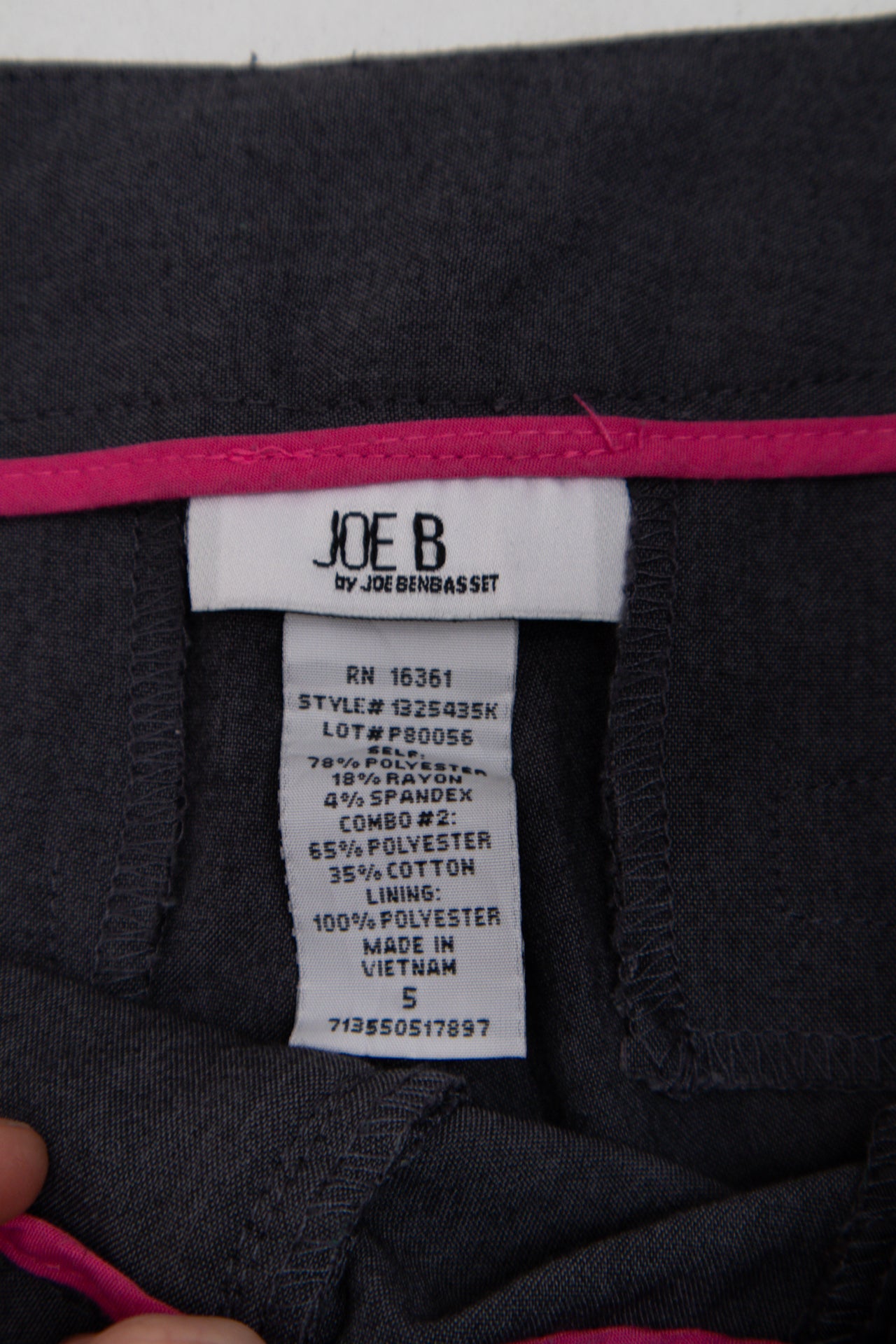 #179 Joe B By Joe Benbasset Pants Gray | c. 198 | Size 8