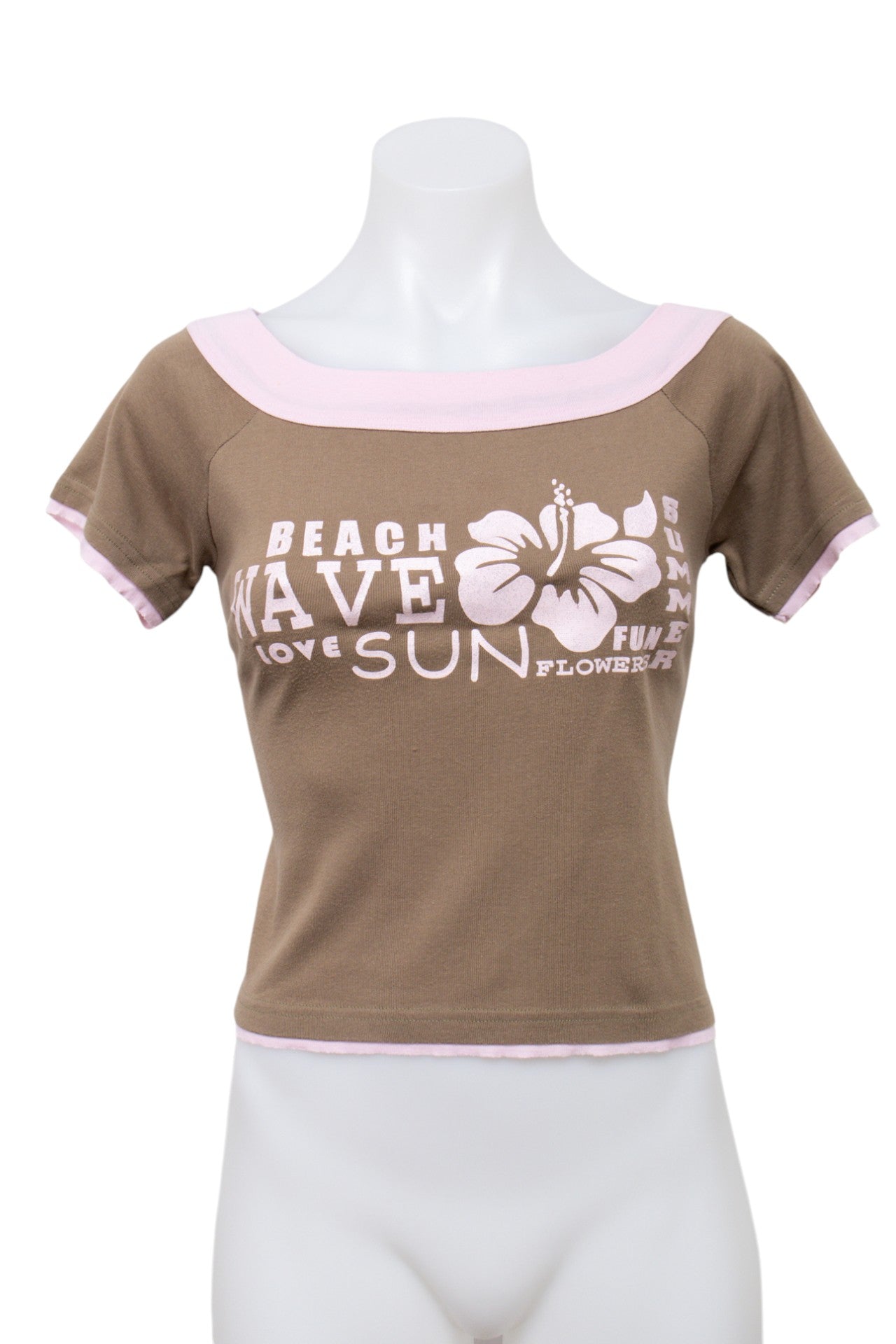 #043 Jennyfer T-shirt Brown | c. 204 | Size 10