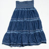 #141 Indigo & Lace Skirt Blue | c. 193 | Size 10/12