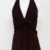 #43 Halter Top Brown | c. 196 | Size 8
