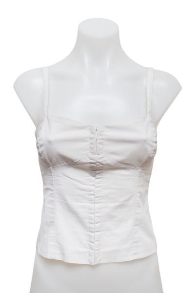 #46 Ennenki Beat Cami Top White | c. 190 | Size 8