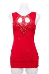 #052 Belle Amie Dress Red | c. 212 | Size 8