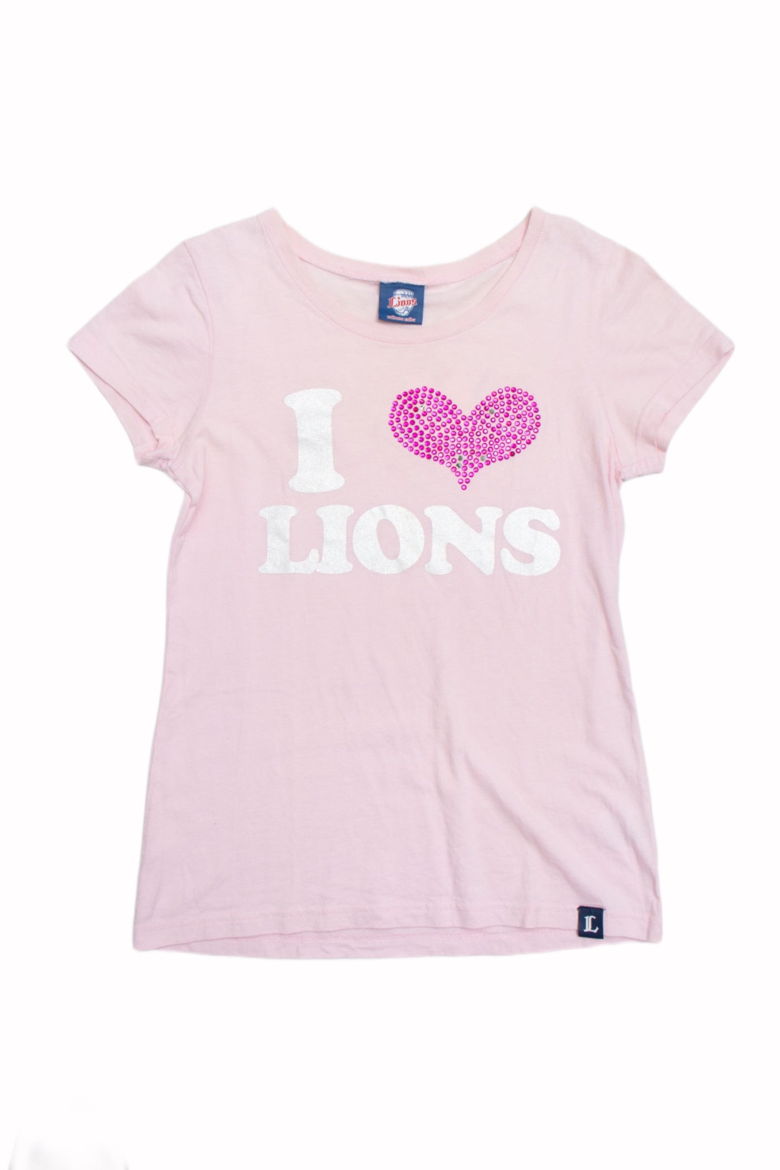 #61 Lions Pink Tee | Baby Tees & Gowns | Size 12