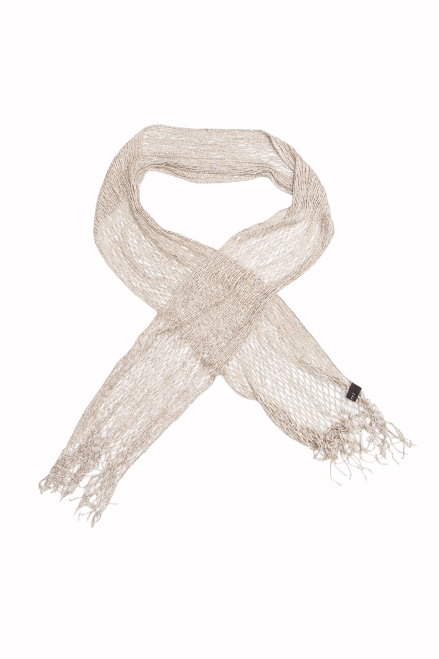 #92 Reflect Gold Knit Scarf | Garden Brat