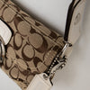 #193 Coach Soho Bag Brown/White | c. 196 | Size