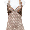 #48 Laundry By Shelli Segal Cami Top Brown | c. 197 | Size 8