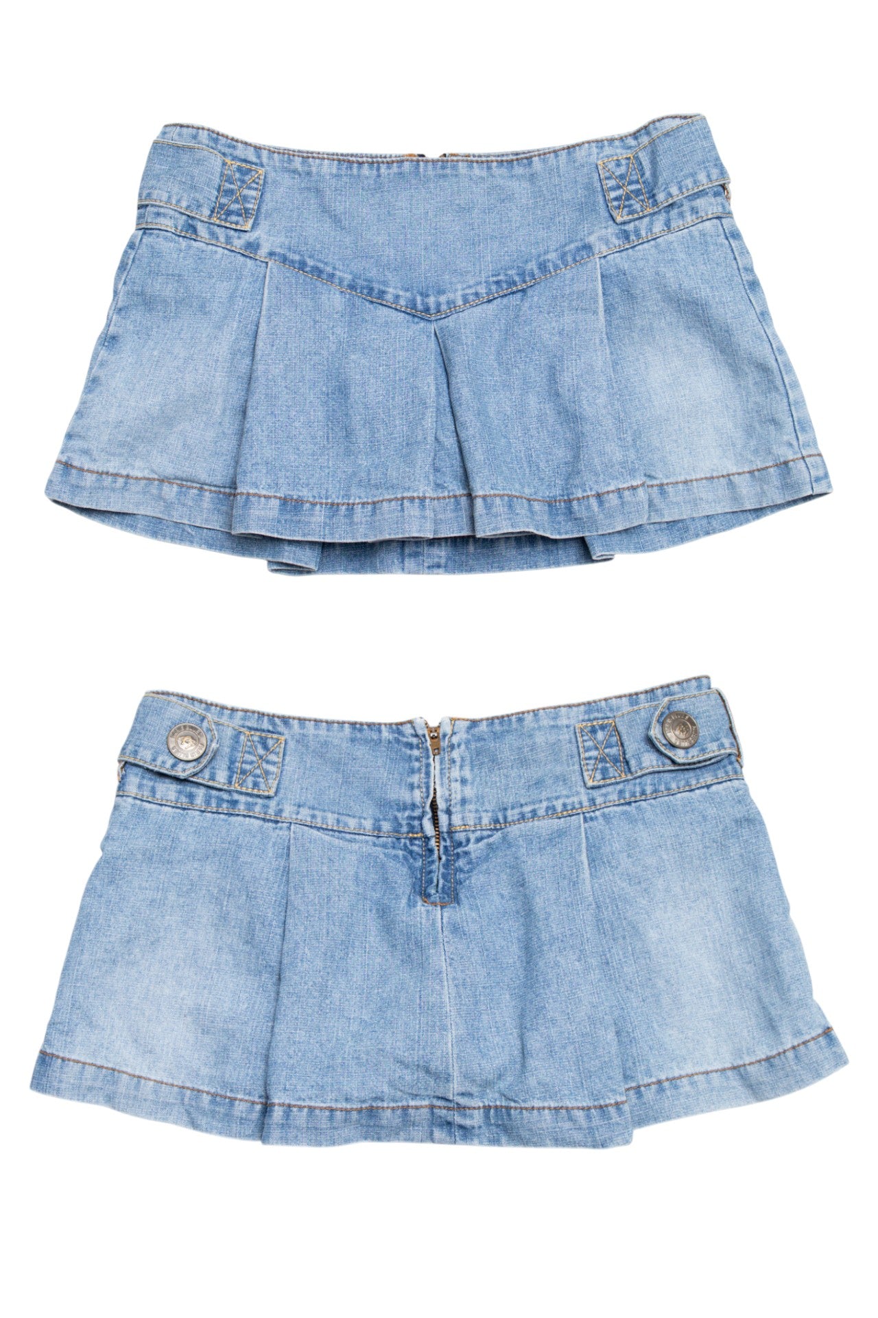 #134 Parish Blue Mini Skirt Blue | c. 210 | Size 6