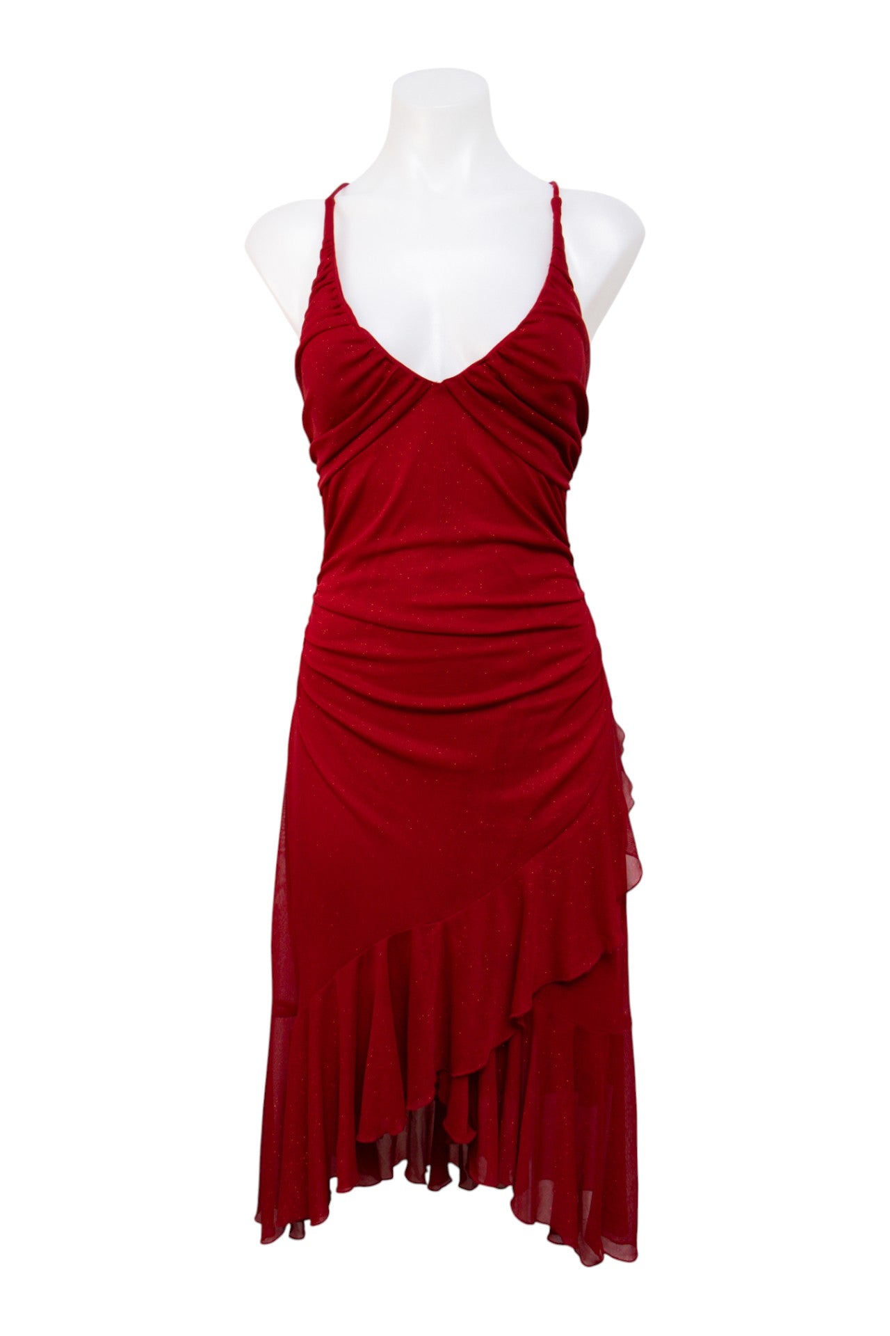 #158 City Triangles Dress Red | c. 205 | Size 10