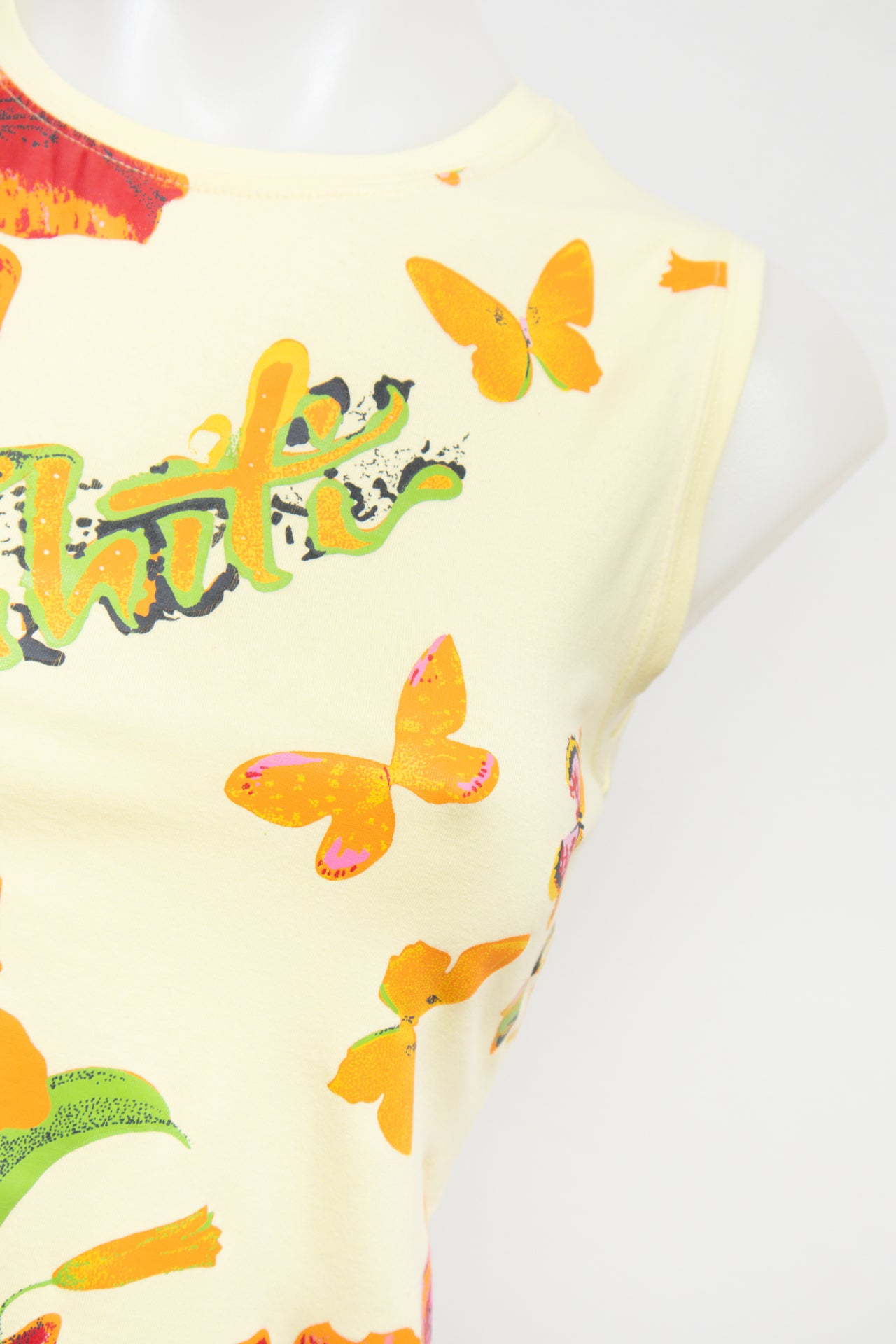 #59 Hawaii Tahiti Tank Top Yellow | c. 193 | Size 10