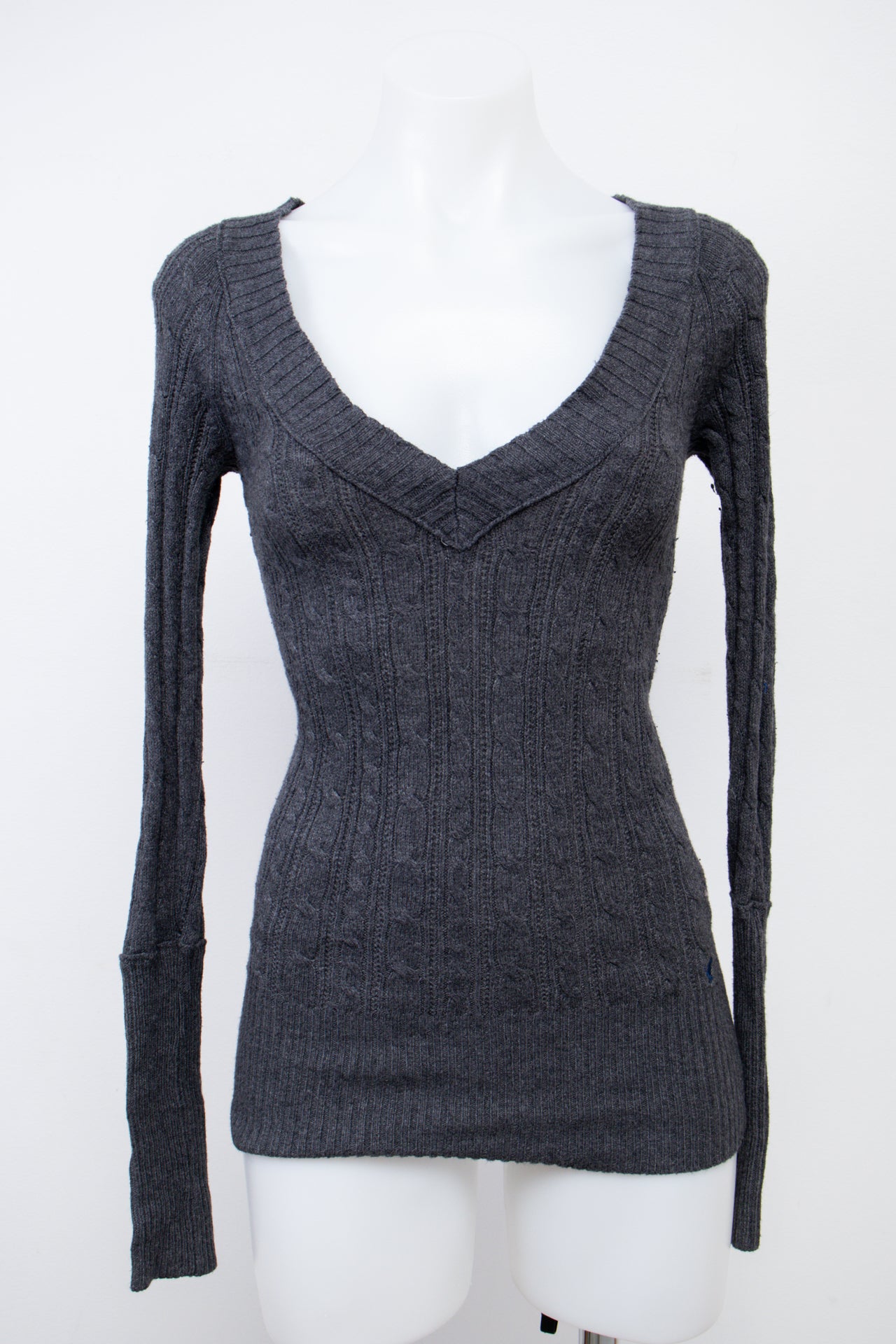 #093 American Eagle Outfitters T-shirt Gray | c. 207 | Size 8