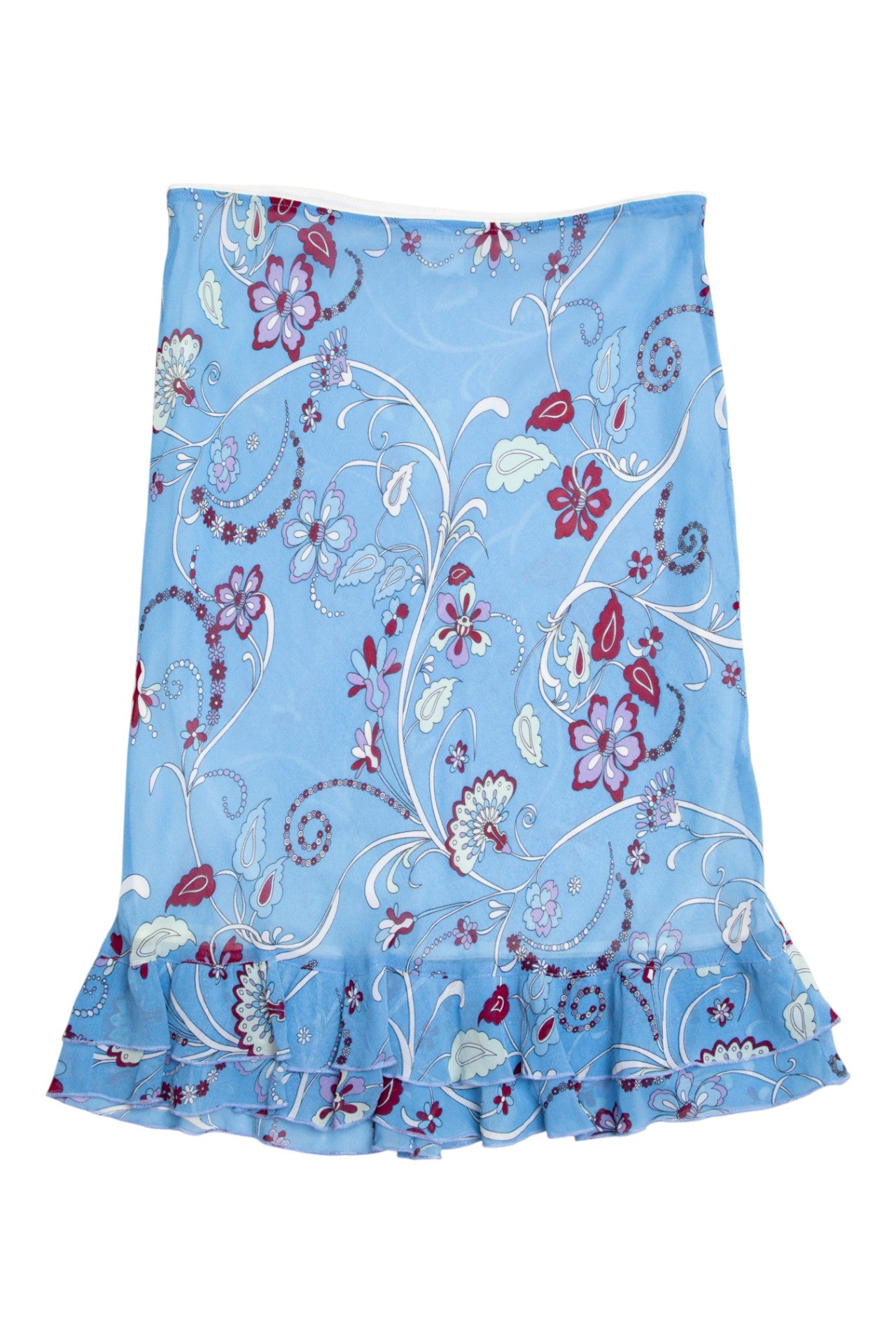 #180 Claudie Pierlot Skirt Blue | c. 194 | Size 10