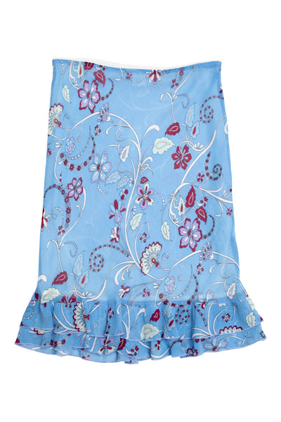 #180 Claudie Pierlot Skirt Blue | c. 194 | Size 10