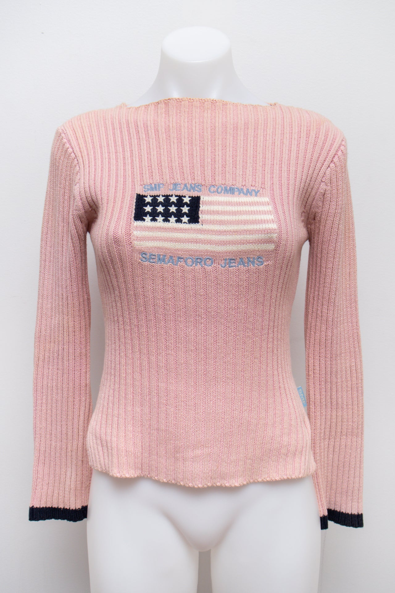 #101 Smf Jeans Company / Semaforo Jeans T-shirt Pink | c. 192 | Size 8