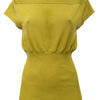 #117 Worthington T-shirt Yellow | c. 198 | Size 6/8