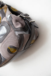 #172 Coach Shoulder Bag Gray | c. 206 | Size