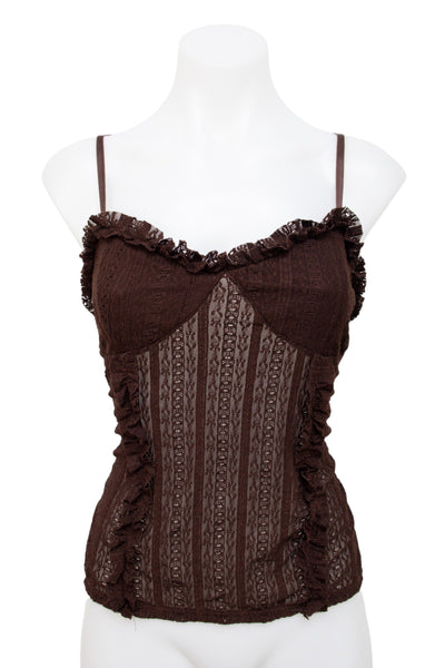 #040 No Boundaries Cami Top Brown | c. 202 | Size 14