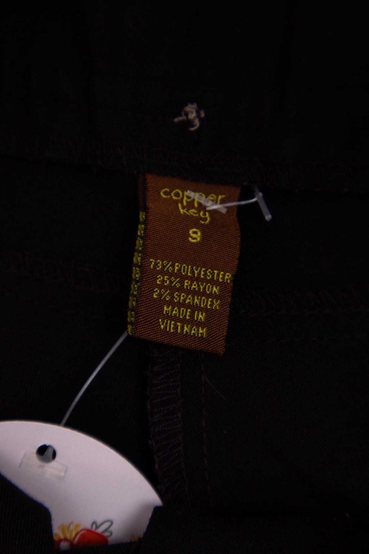 #182 Copper Key Pants Black | c. 198 | Size