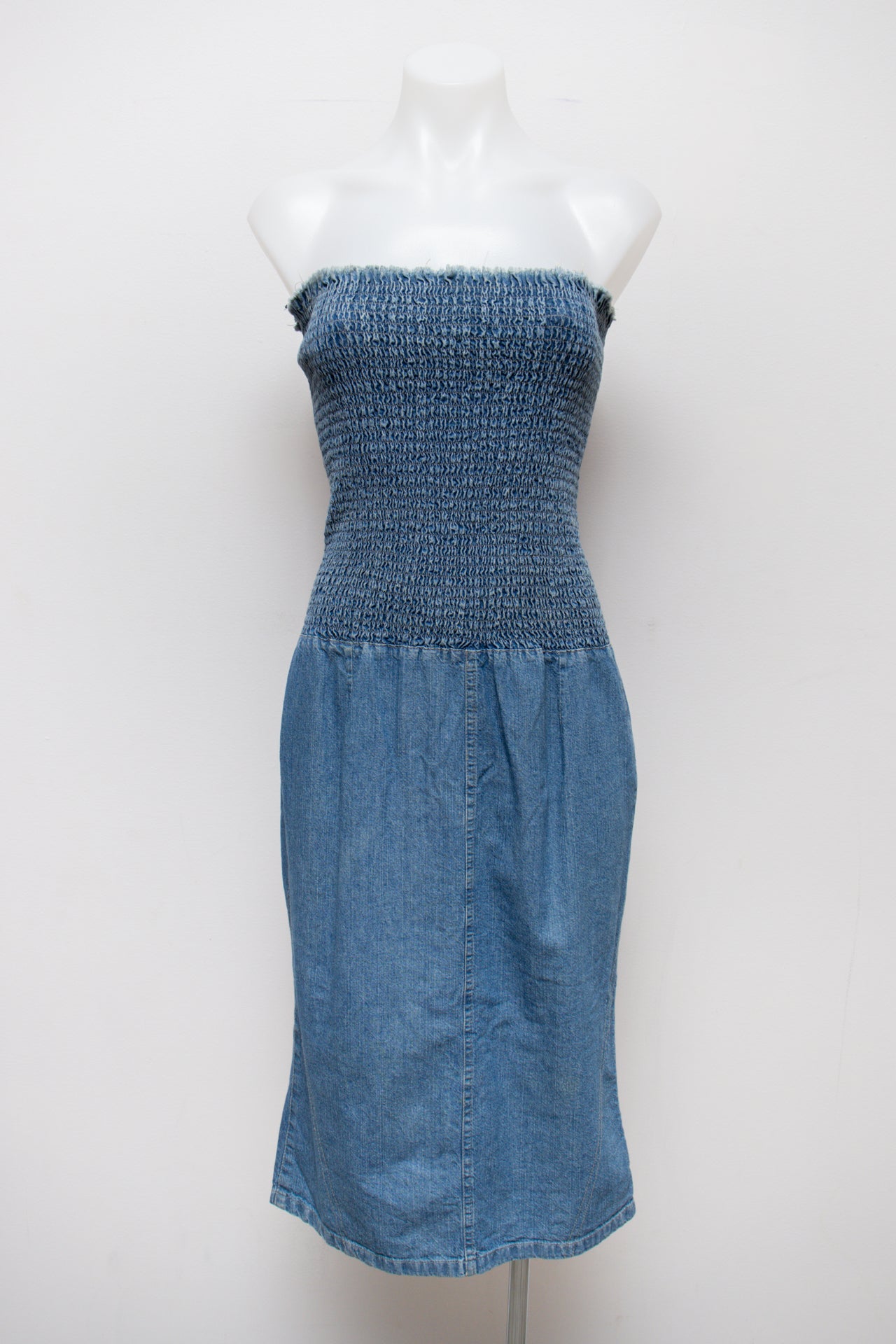 #131 MNG Denim Mini Skirt Blue | c. 190 | Size 10