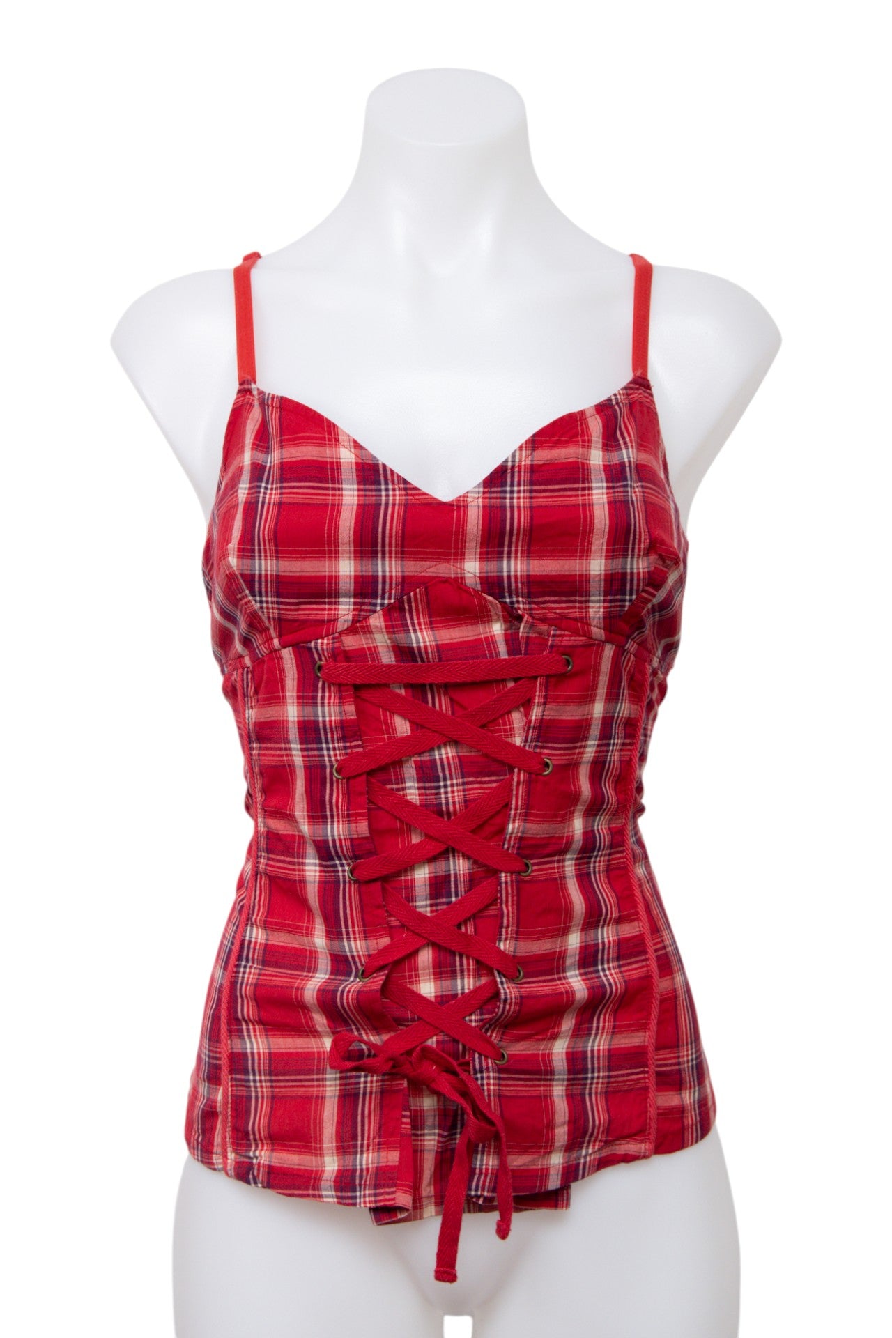 #013 Lola Espeleta Cami Top Red | c. 204 | Size 8