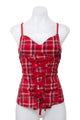 #013 Lola Espeleta Cami Top Red | c. 204 | Size 8