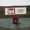 #135 Lei Ashley Denim Shorts Green | c. 196 | Size 6